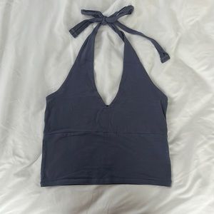 Hollister Blue Halter Top